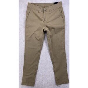 Dickies Skinny Fit Khaki Pants 27R Workwear Twill Stretch Cotton Blend New Tags